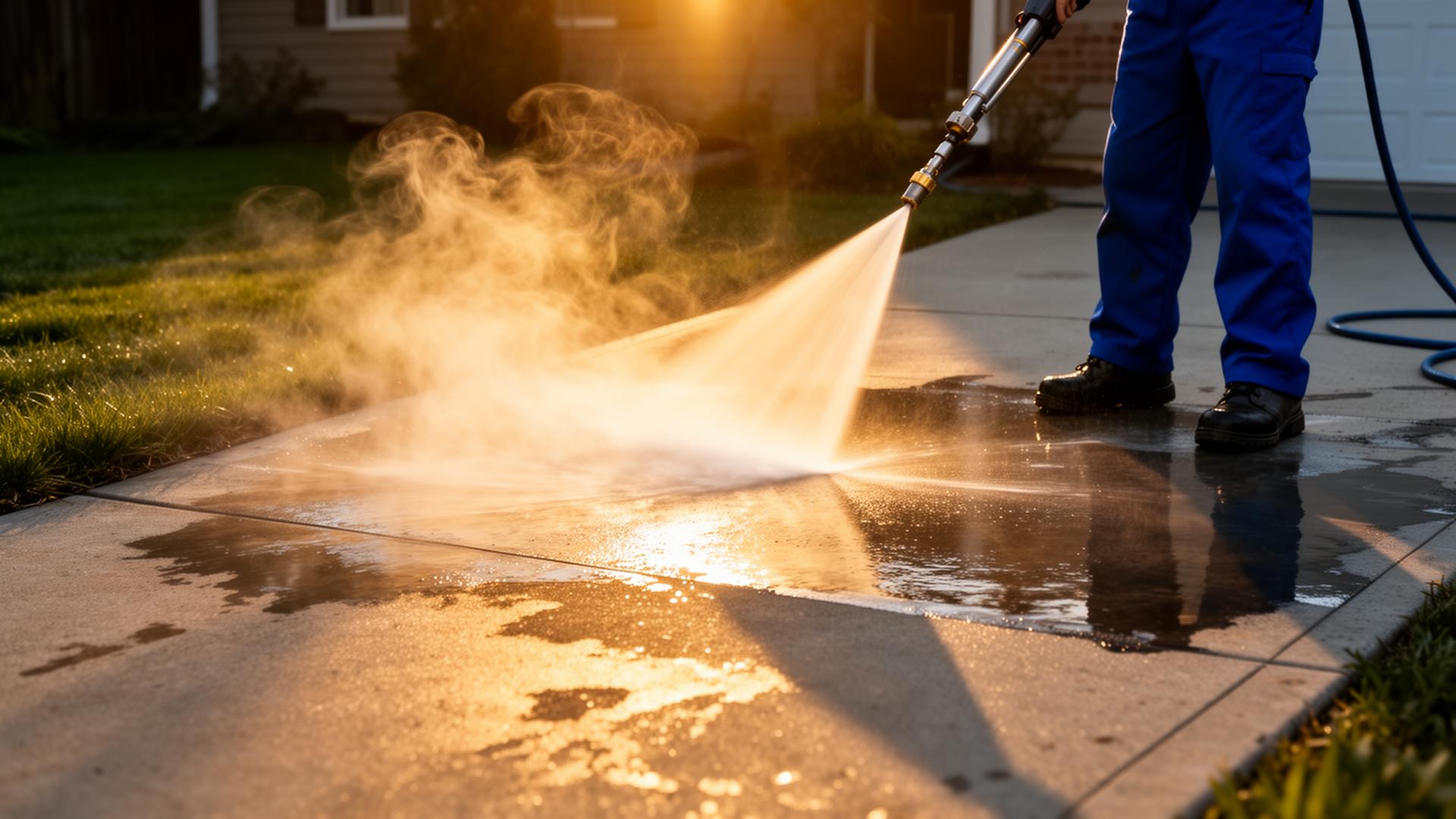 Professional pressure washing in Miami
